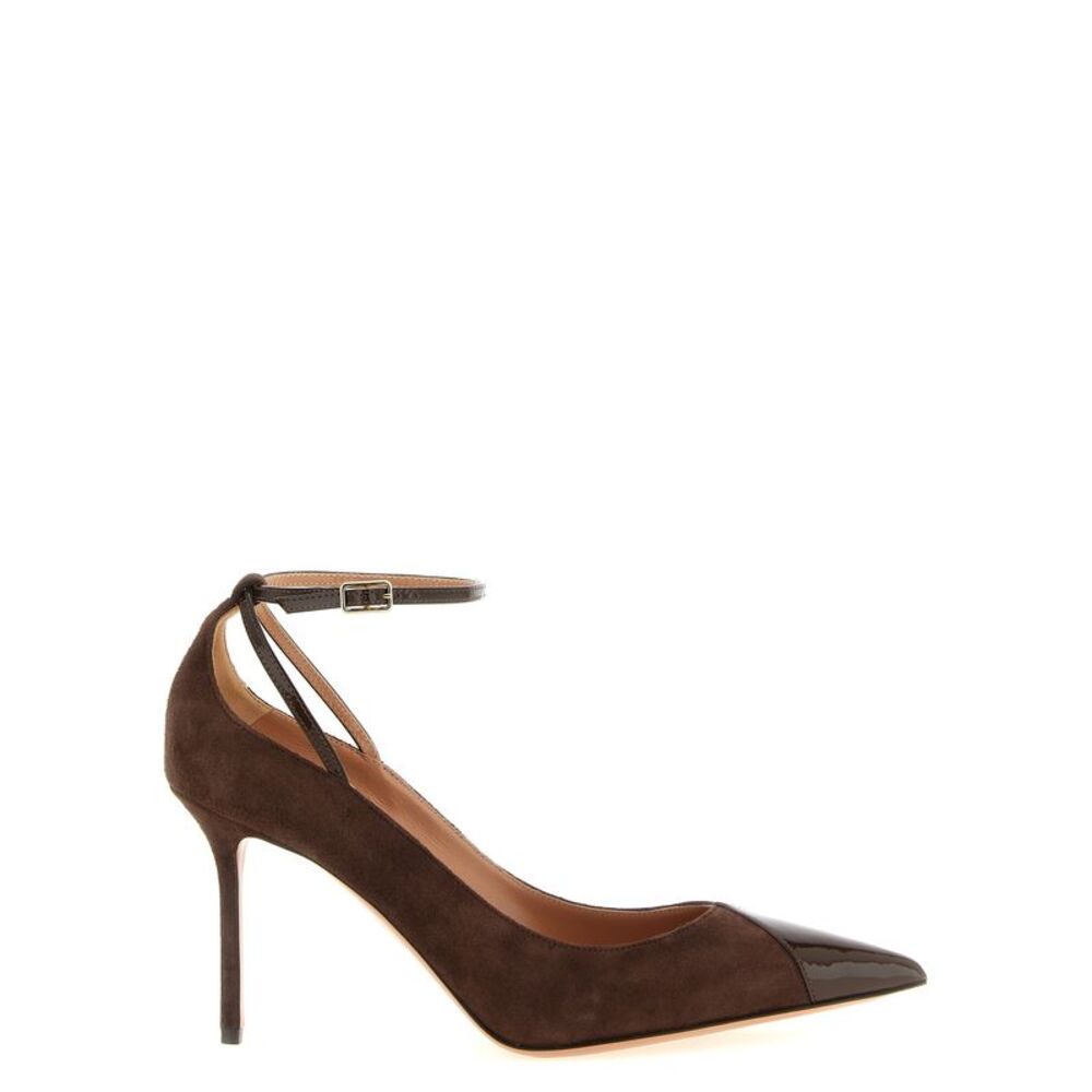 Aquazzura Brown Calfskin High Heel Women's Pumps